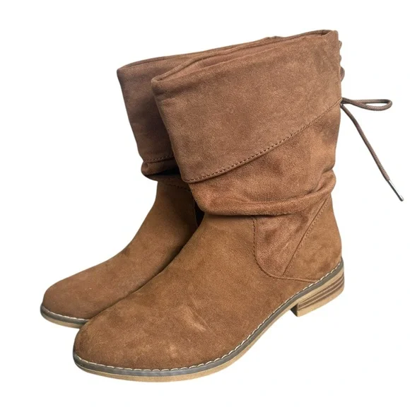 Rocket Dog Monica Slouch Bootie Brown 8” Shaft Women’s Size 5 1/2 - Picture 1 of 13